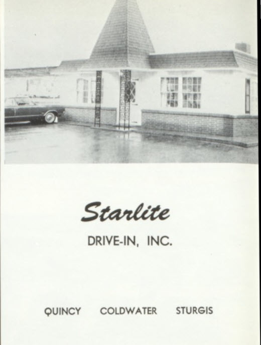 Starlite Drive-In (Alamo Drive-In) - From 1960S Coldwater High Year Book